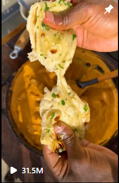 Soft Garlic Naan & Butter Chicken Reel